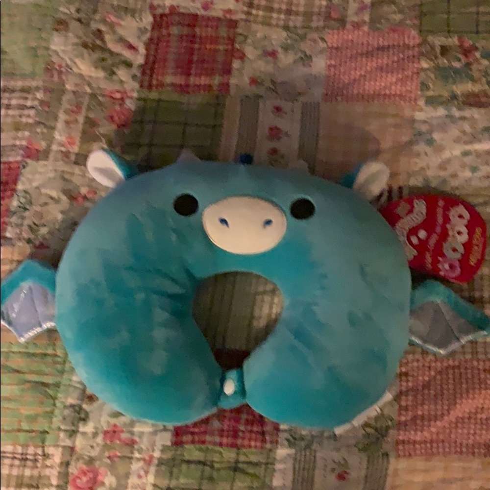 NWT KellyToy Squishmallows Tatiana Dragon Neckrest